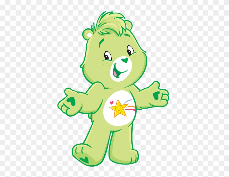 Care Bears 2006 Png's - Green Care Bears Name Clipart