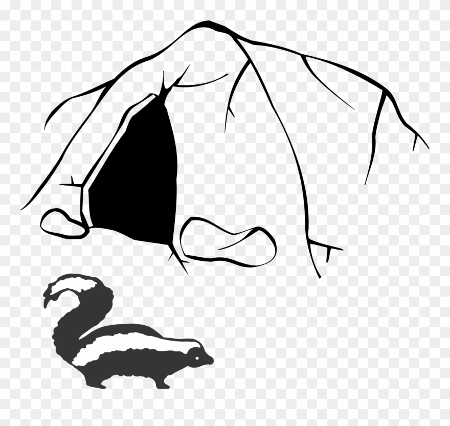 Pirates Clipart Cave - Cave Black And White Clipart - Png Download
