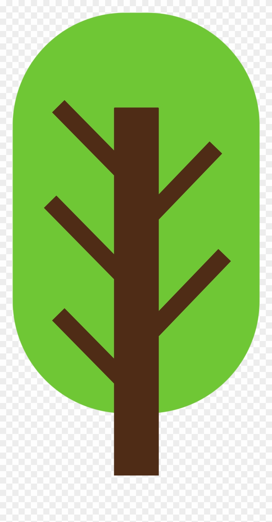 Square Tree Vectorized By @firkin, The Original Posting - Clip Art - Png Download