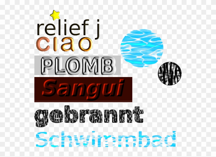 Inkscape Text Filters Clipart