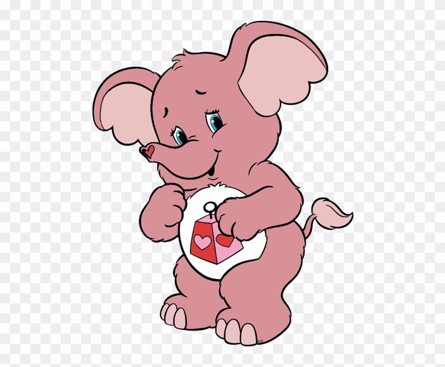 Pink Clipart Care Bear - Care Bears Lotsa Heart - Png Download