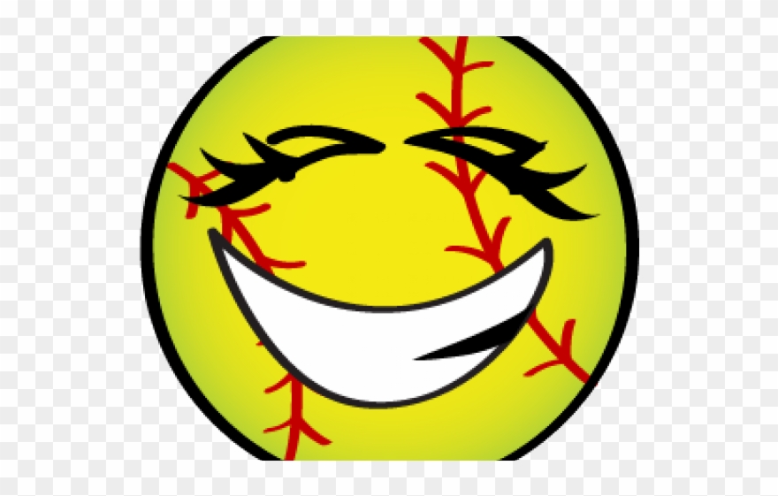 Emoji Clipart Softball - Circle - Png Download