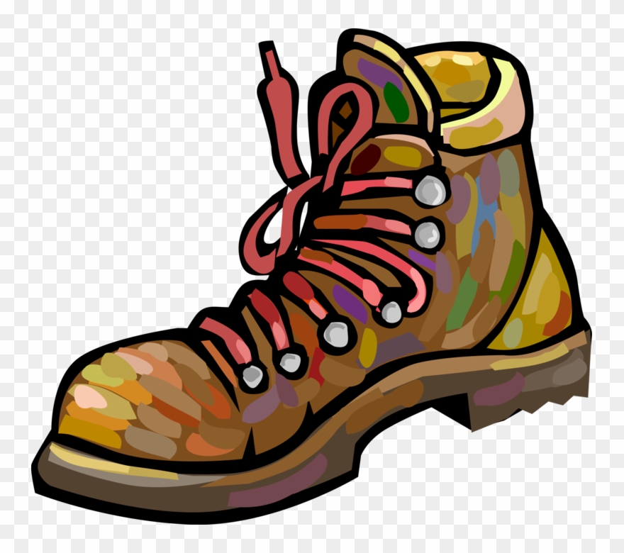 Royalty Free Boots Vector Illustration - Hiking Boots Clip Art - Png Download