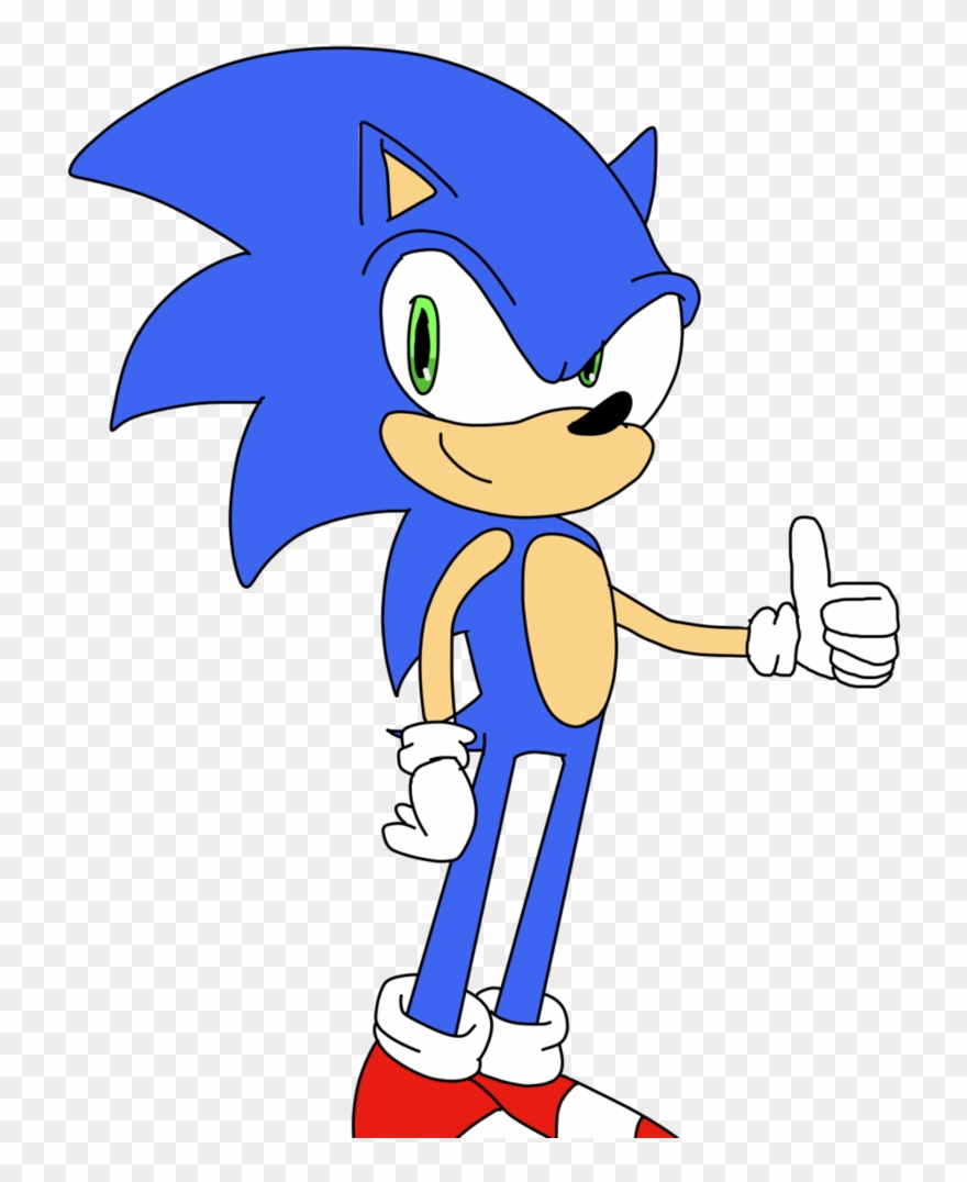 Svg Transparent A Fucking Bad By - Bad Drawing On Sonic Png Clipart