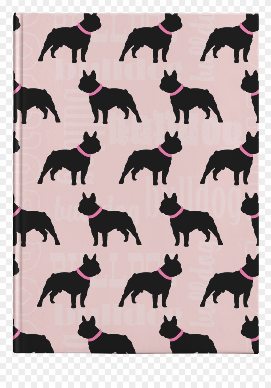 French Bulldog Hardcover Journal - Bulldog Clipart