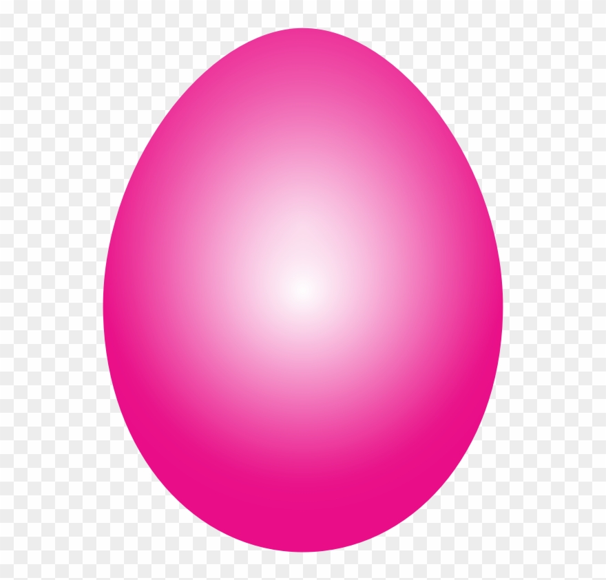 Clipart Magenta Easter Egg - Pink Easter Egg Clipart - Png Download