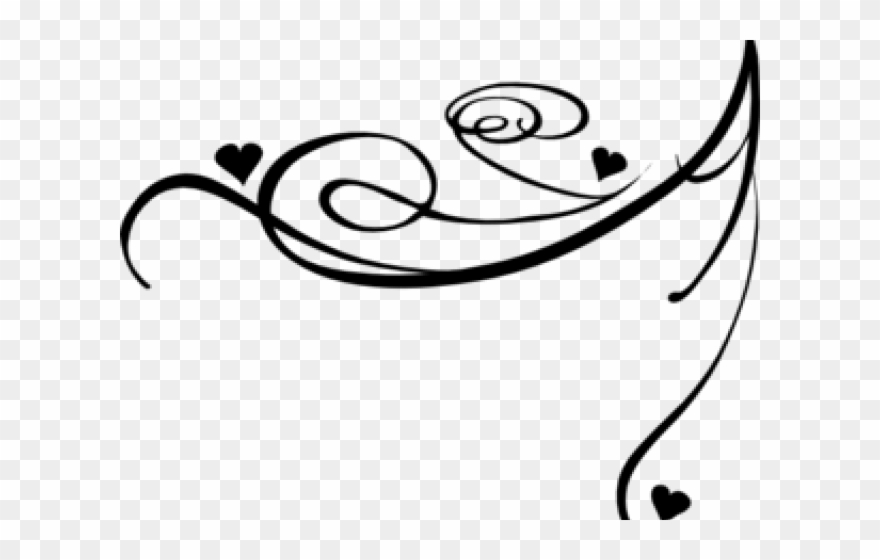 Border Gold Swirl Design Clipart