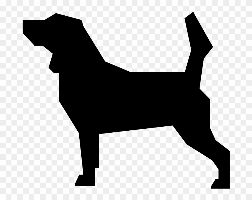 Beagle Svg Silhouette - Dog Clipart