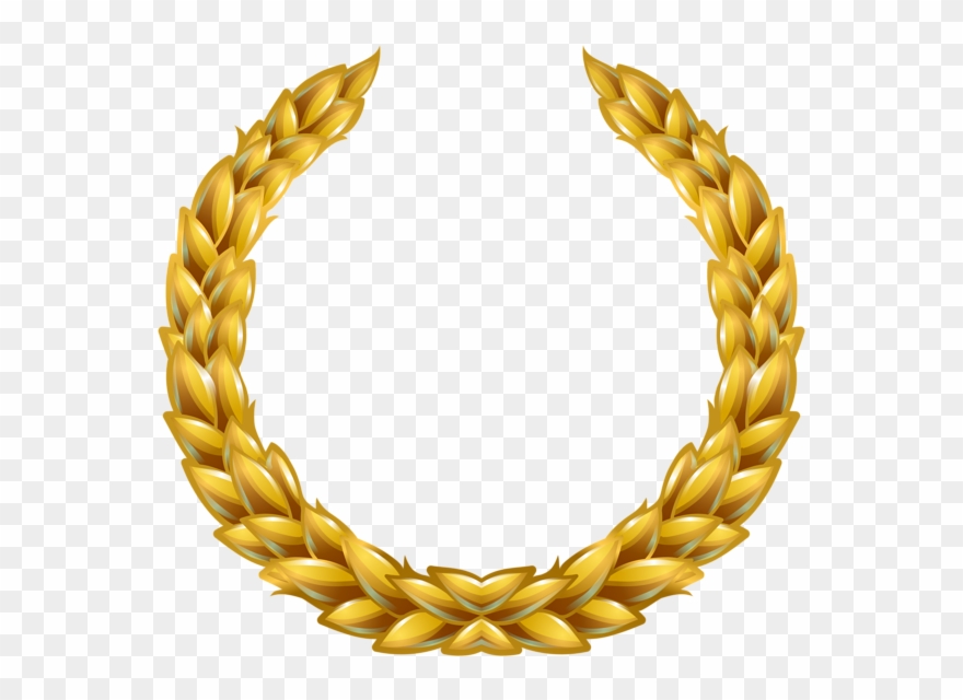 Wheat Wreath Transparent Clip Art Png Image - Wheat Clipart Transparent Background