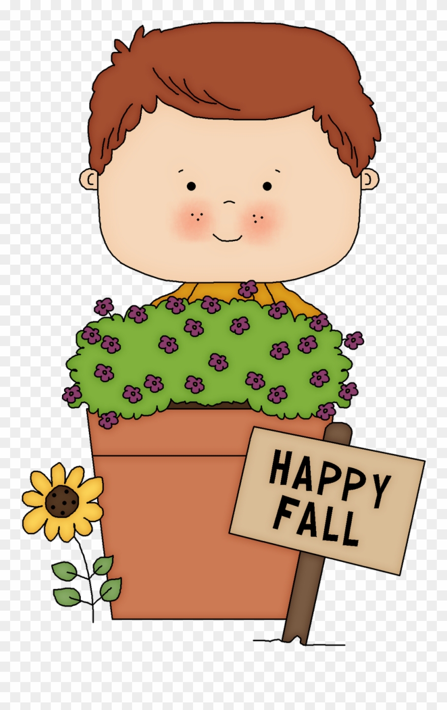 Fall Is Here Happy Fall - Cartoon Clipart