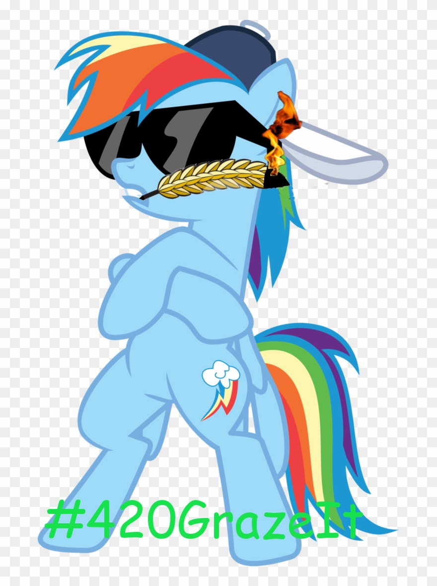 Uploaded - My Little Pony Rainbow Dash Swag Clipart