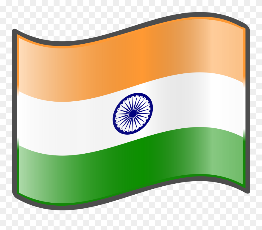 File Nuvola Indian Flag Wikimedia Commons Open - Indian Flag Svg File Clipart