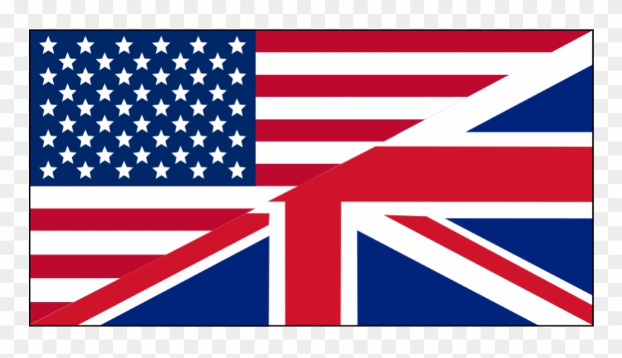Clipart - Us/uk Flag - Union Jack Star Spangled Banner - Png Download
