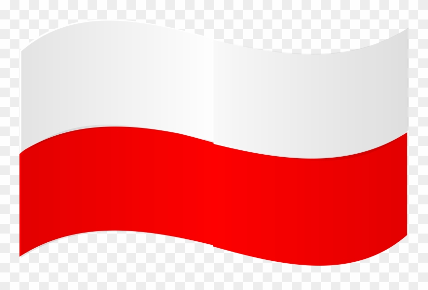 Poland Clipart Polish Flag - Polish Flag Clipart Transparent - Png Download