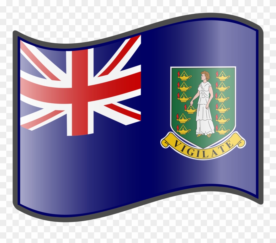 Flag Of The British Virgin Islands - British Virgin Islands Flag Clipart