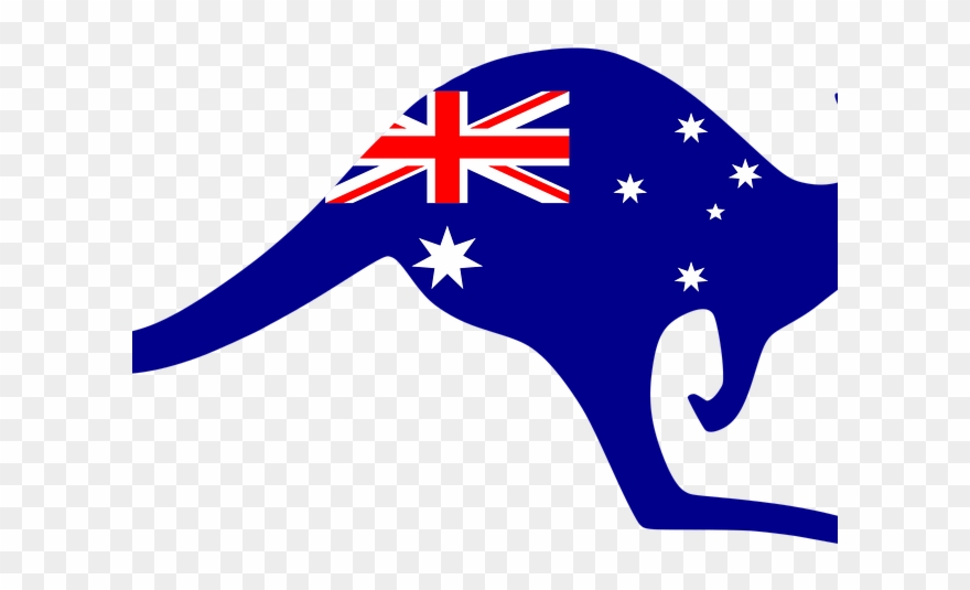 Australia Flag Clipart Black - Flag Of Australia - Png Download