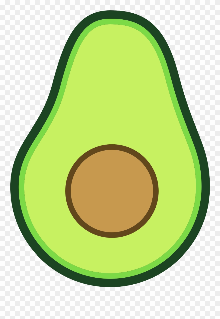 Svg Library Download Animated Free On Dumielauxepices - Avocado Drawing Easy Clipart