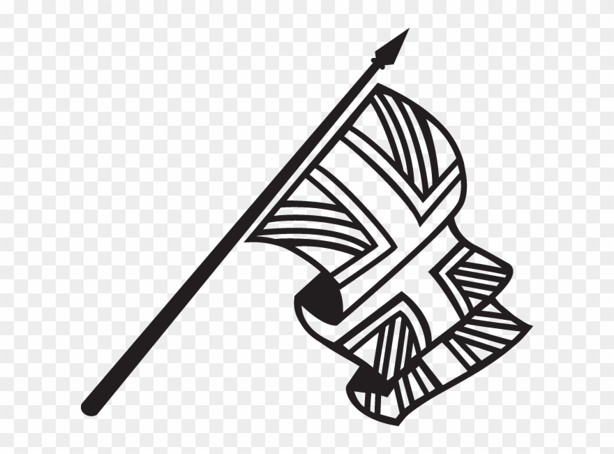 Usa And England Flags - England Clipart