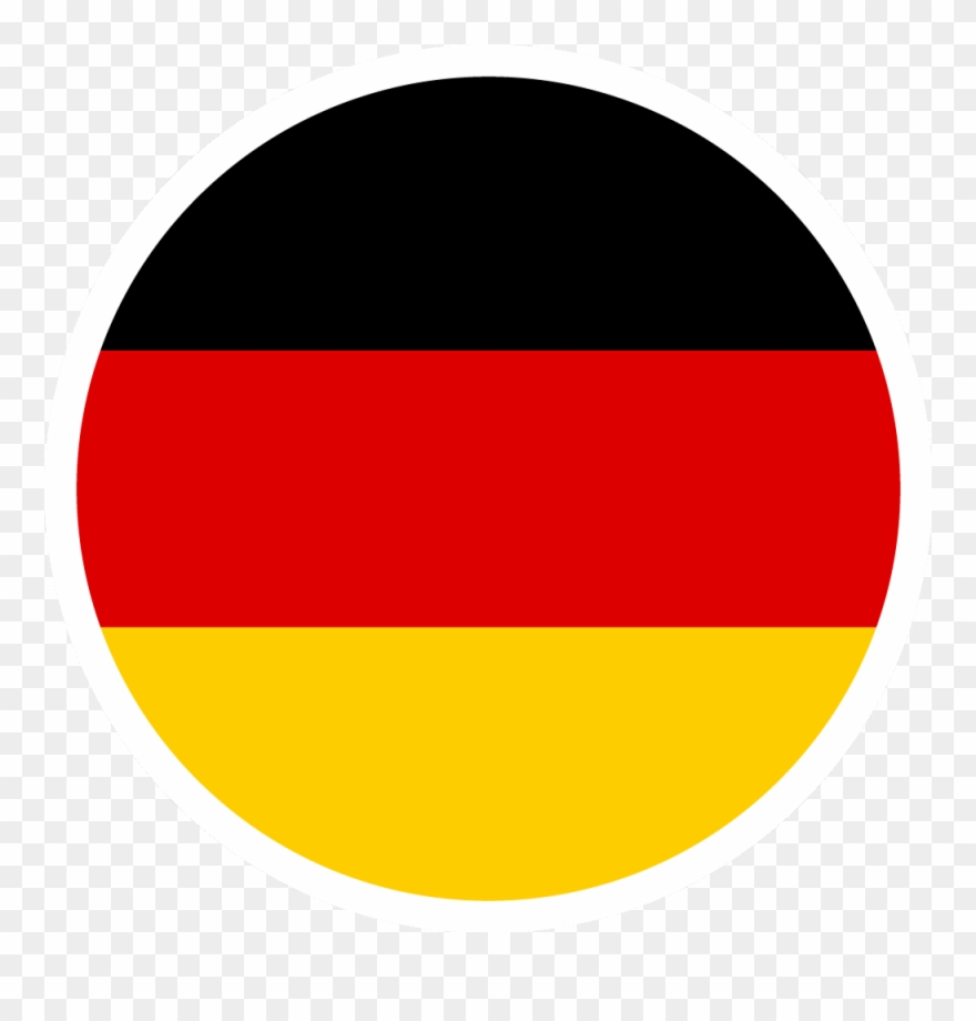 German Flag In Circle Clipart