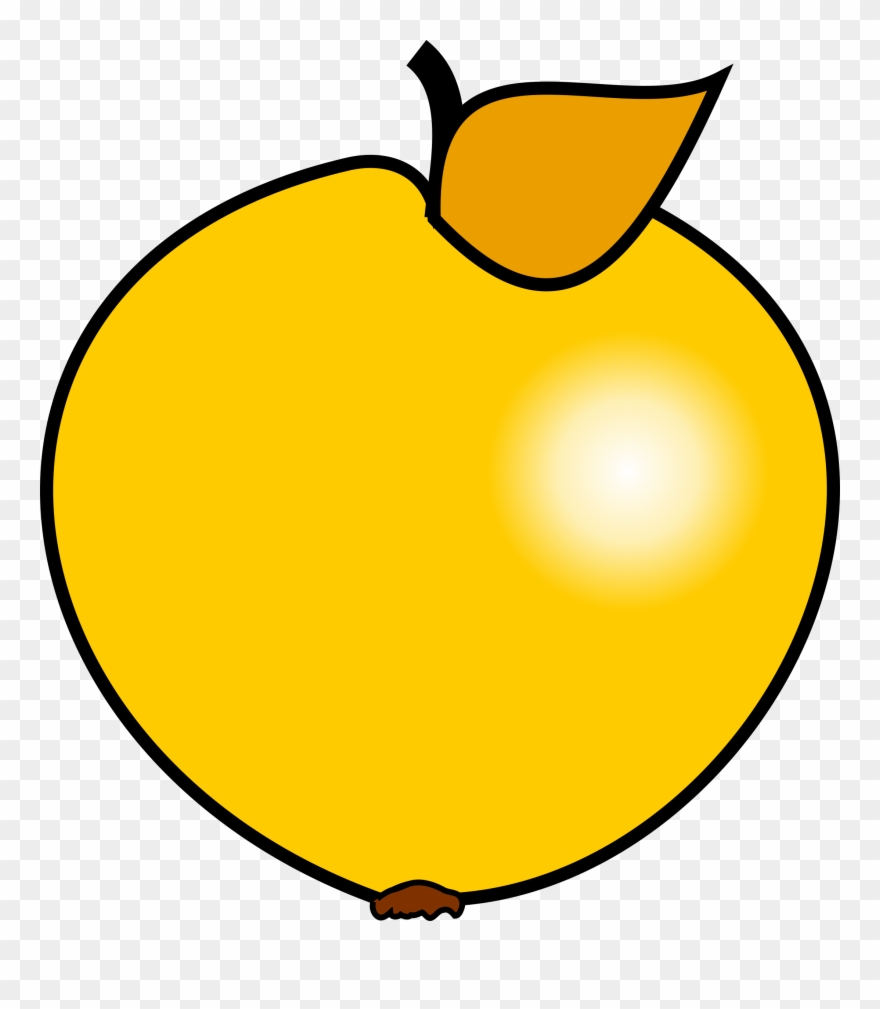 Apple Clipart Big Yellow - Golden Apple Minecraft Texture Pack - Png Download
