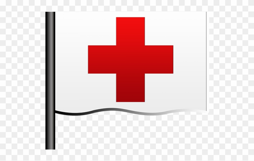 Red Cross Clipart Red Line - Allergy Cards - Png Download