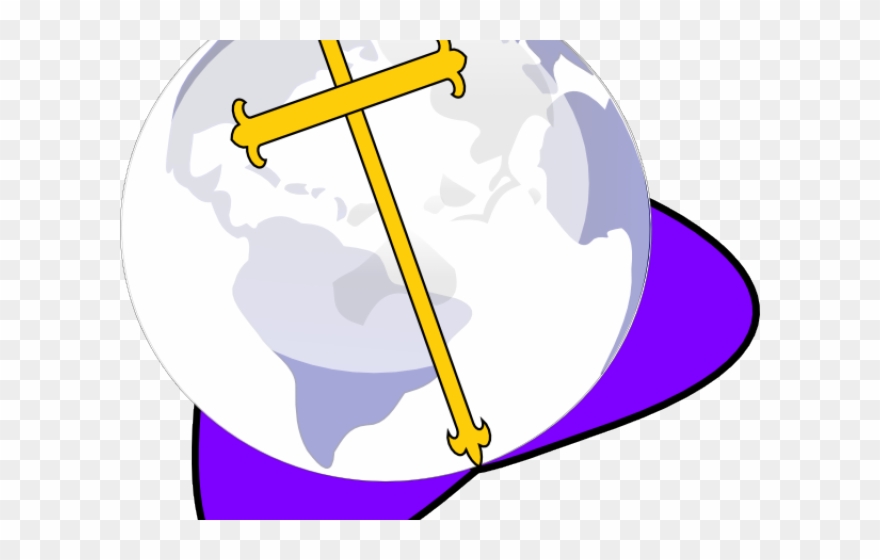 Globe Clipart Cross - Png Download