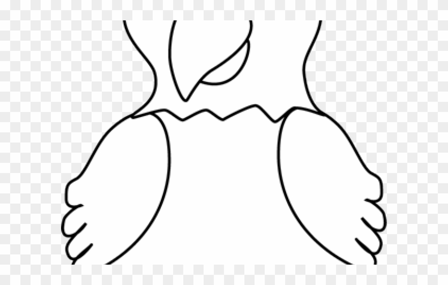 Parrot Clipart Parrot Outline - Pirate Clip Art Black And White - Png Download