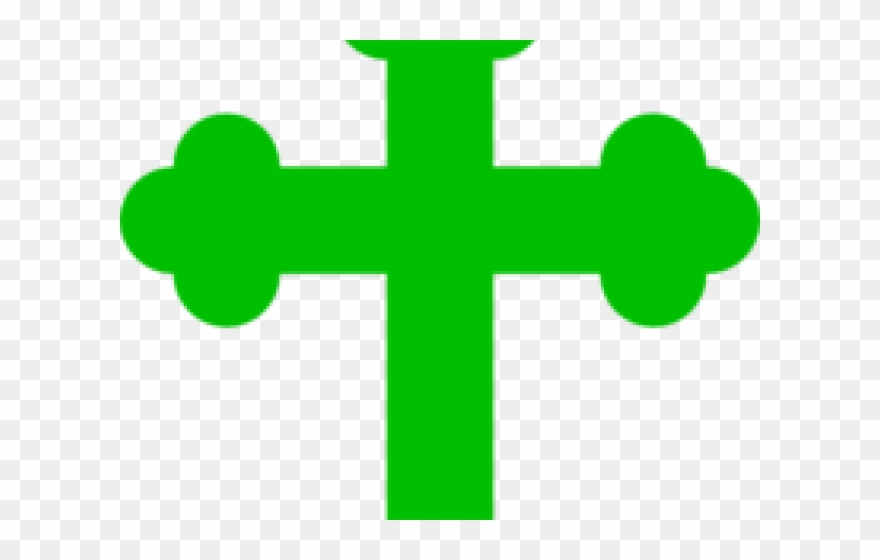 Cross Clipart Green - Clip Art - Png Download