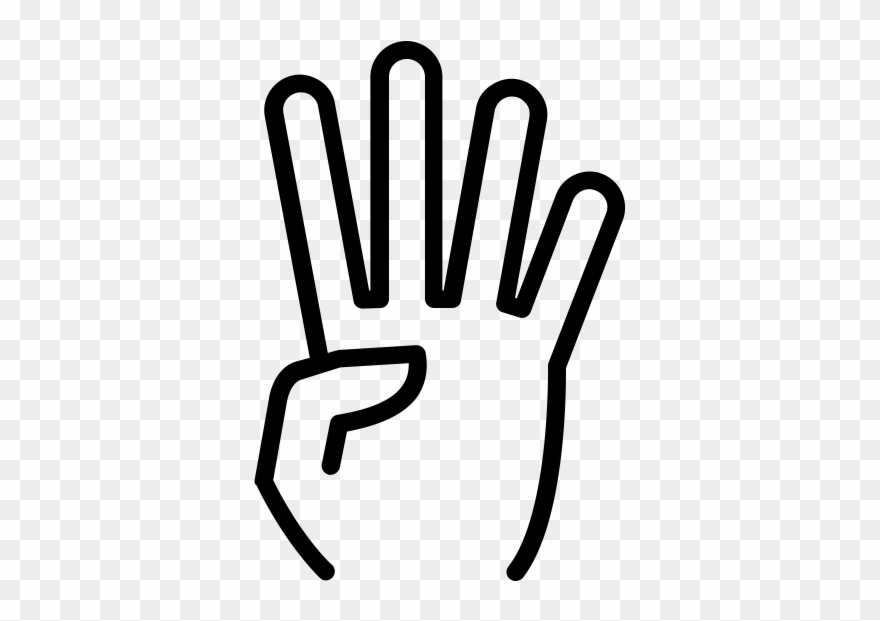 Four Fingers Clipart
