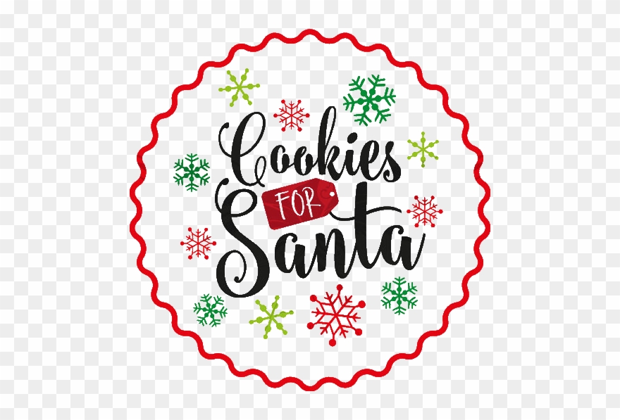 Cookies For Santa Or Dropbox - Cookies For Santa Svg Free Clipart