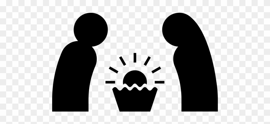 Nativity Scene Rubber Stamp - Nativity Scene Clipart