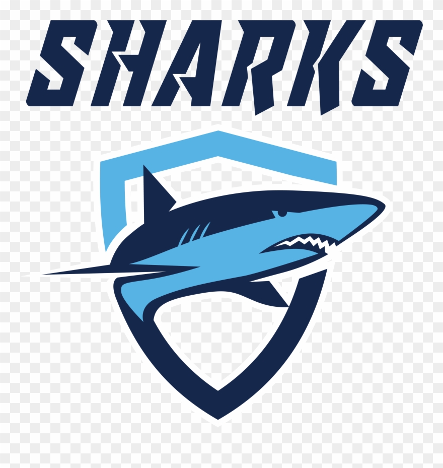 Sharks Swim Club - Swimming Clipart