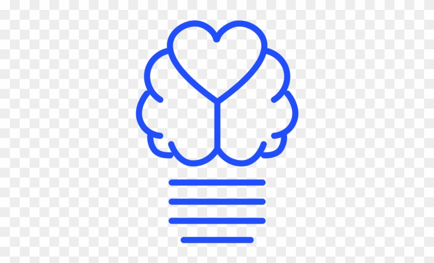 White Brain Logo Clipart