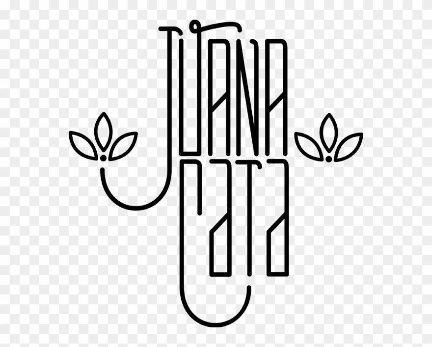 Juana Cata - Line Art Clipart