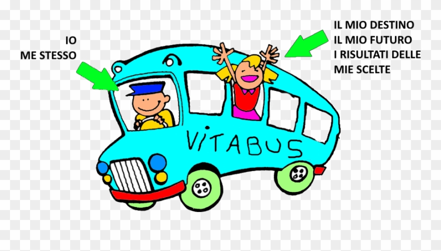 Fig 2 - Scuolabus - Go To School Coloring Page Clipart