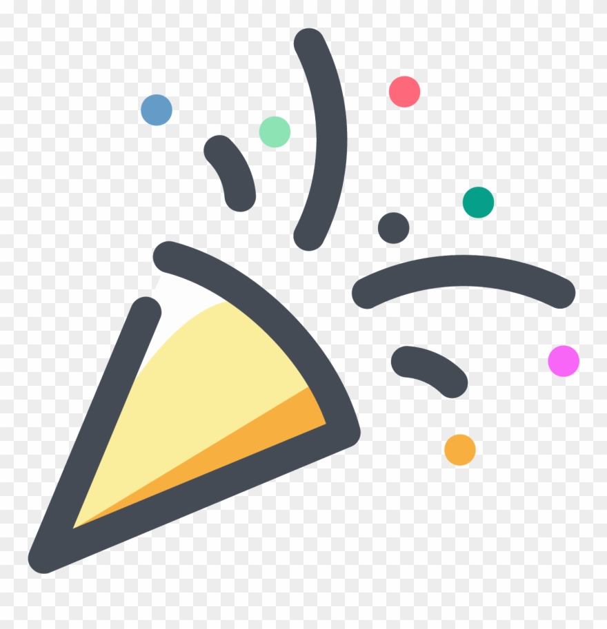 New Year Horn Png - Konfetti Icon Clipart