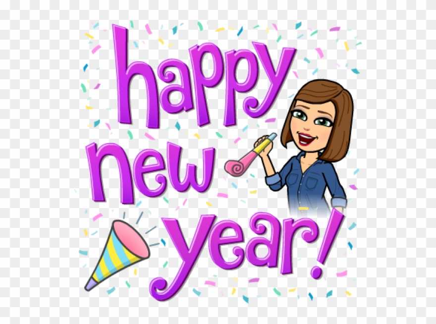 Img - Happy New Year 2017 Bitmoji Clipart