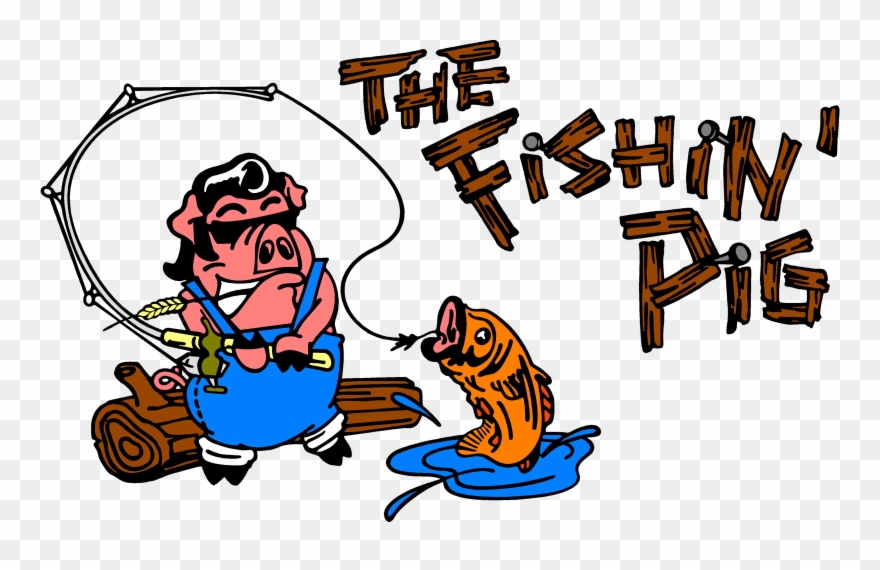 Fishin Pig Clipart