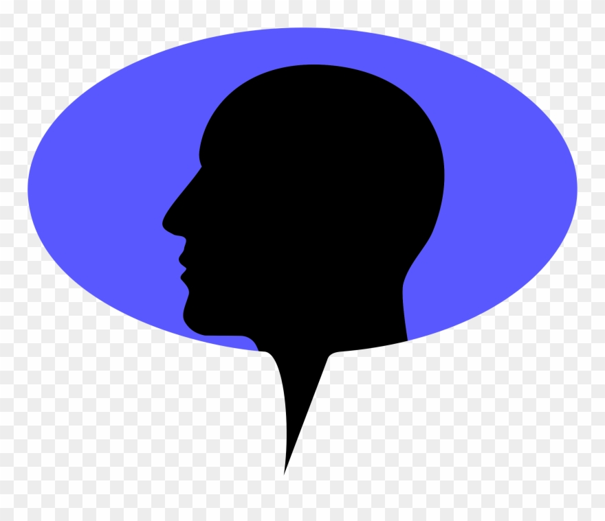 Chat Communicate Communications Conversation Cranium - Clip Art - Png Download