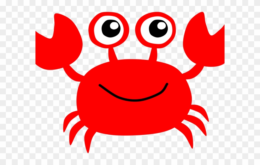Crab Clipart Red Crab - Cangrejo De Mar Animada - Png Download