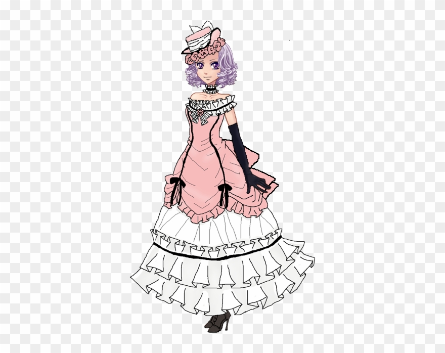 Clip Art Black And White Download Mcl Phantomhive Lady - Clothing - Png Download