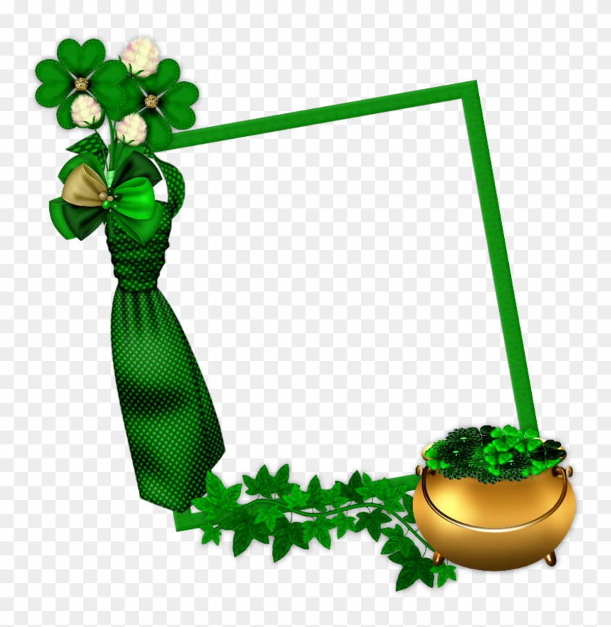 Cadre Saint Patricks Day Pictures - St Patrick's Day Frames Clipart - Png Download