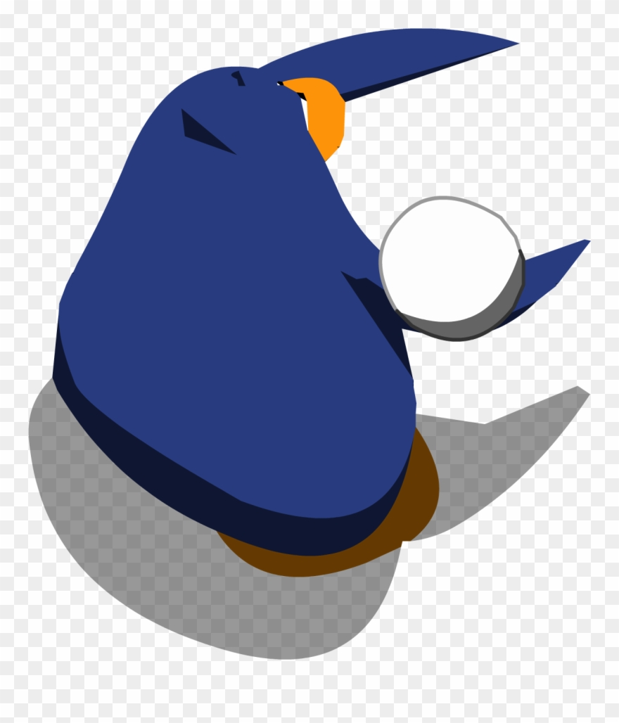 Image Royalty Free Library Image Chat Throw Png Club - Club Penguin Throwing Snowball Clipart