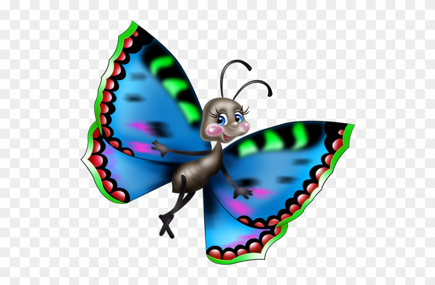 Clip Art - Papillon Animés - Png Download