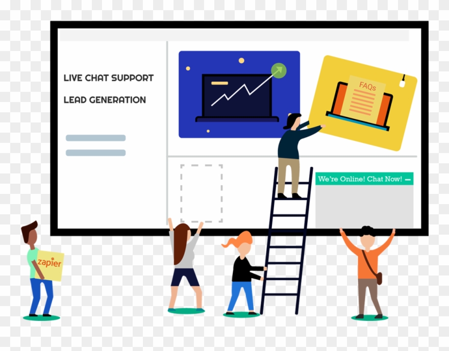 Live Chat Clipart Agent - Clip Art - Png Download