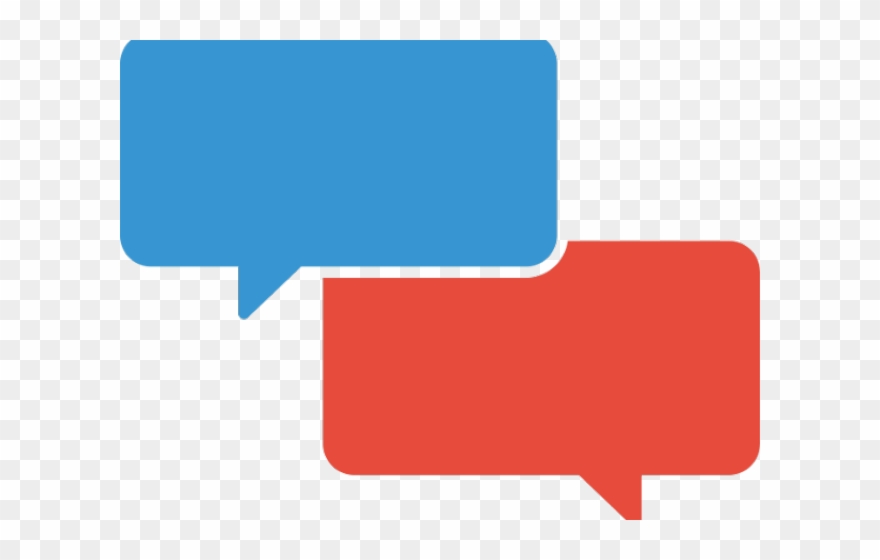 Original - Chat Box Png Blue Clipart