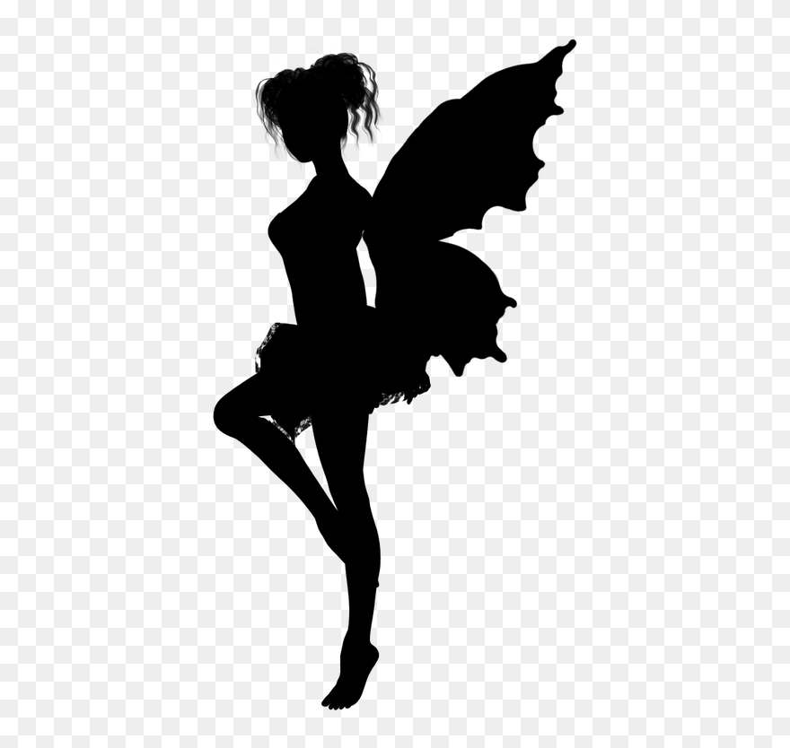 Fairy11 Fairy Silhouettes - Siluetas De Hadas Clipart