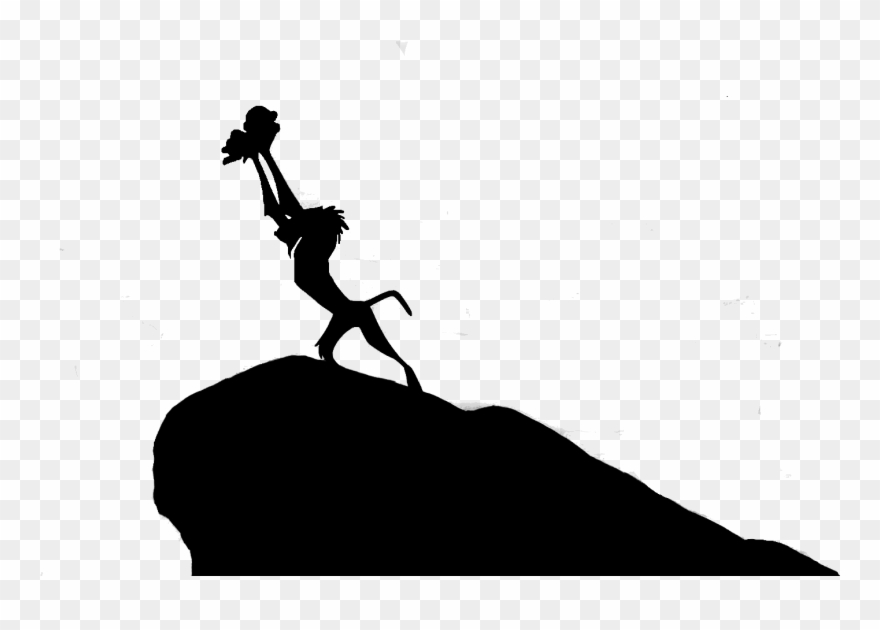 Free Print Cricut Stuff - Lion King Silhouette Clipart