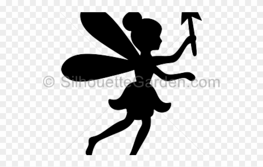 Fairy Clipart Silhouette - Fairy Svg File Free - Png Download