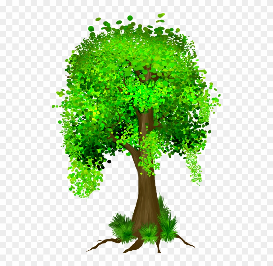 Tree Houses, Trees To Plant, Fairy Gardens, Tree Of - Full Money Tree Clipart - Png Download